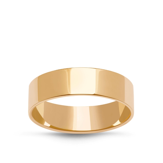 BO002_do_pary_pojedyncza Złota obrączka zdobiona z kamieniami płaskia żółte złoto 5mm