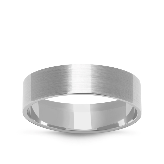 DSC01969_1 Złota obrączka zdobiona płaska 5mm białe złoto ZK014