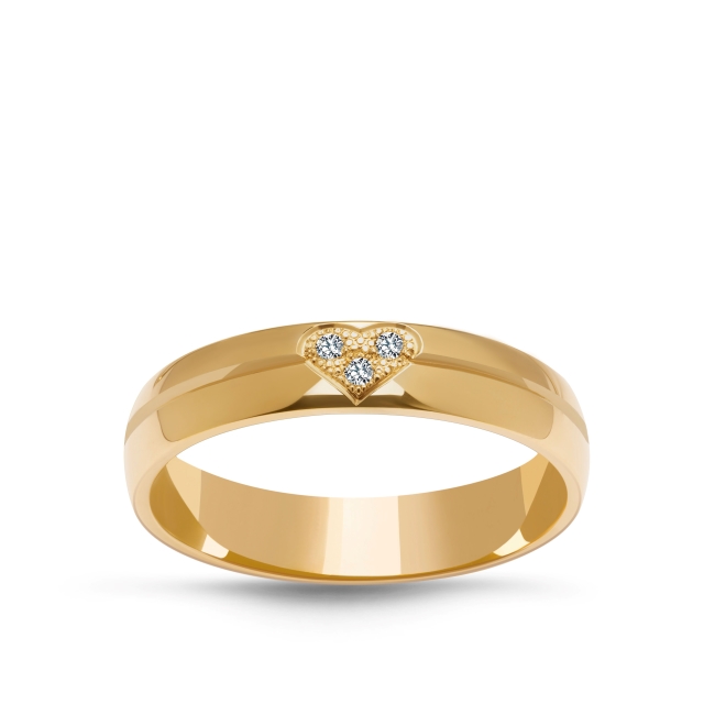 DSC02420_1 Złota obrączka zdobiona półokrągła 4mm ZK037 żółte złoto