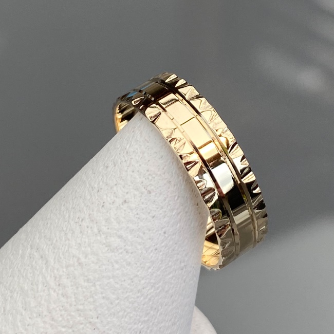 zo12_galeria Złota obrączka zdobiona płaska 6mm zo12